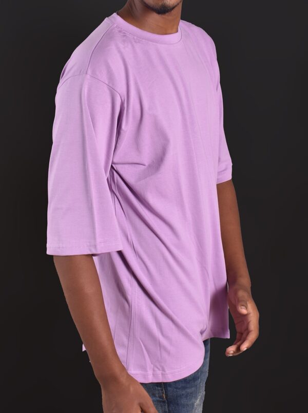 Lavender Oversized T Shirt Men