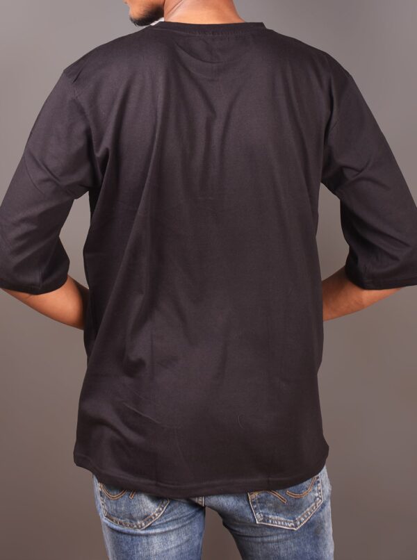 Black Plain Oversized T Shirt
