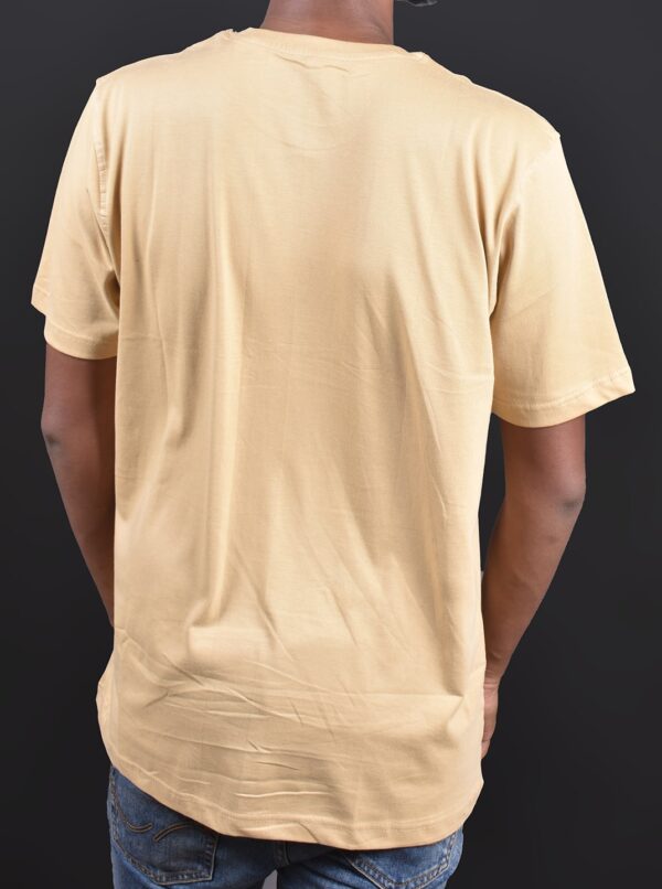 Beige Plain T Shirt