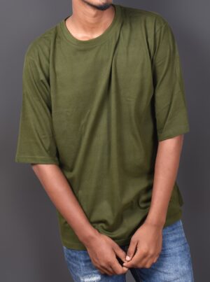 Olive Green Oversized T-Shirt