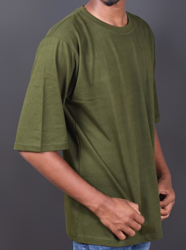 Olive Green Oversized T-Shirt - Flyydok