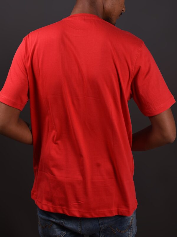 Plain Red Cotton T Shirt