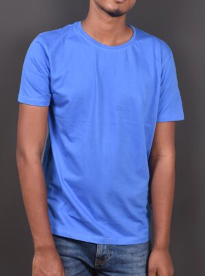 plain sky blue t shirt