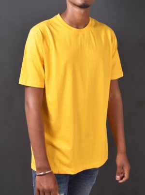 plain yellow t shirt