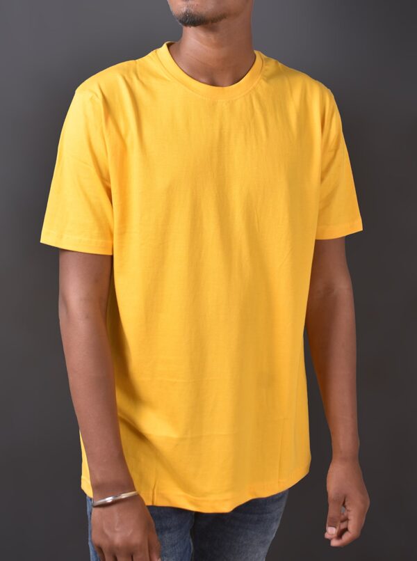 Plain Yellow T Shirt Mens