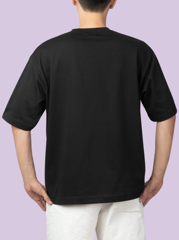 Flyydok Oversized Black T-Shirt Back