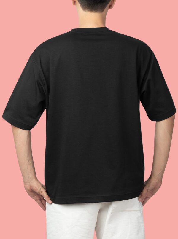 Flyydok Oversized Black T-Shirt Back