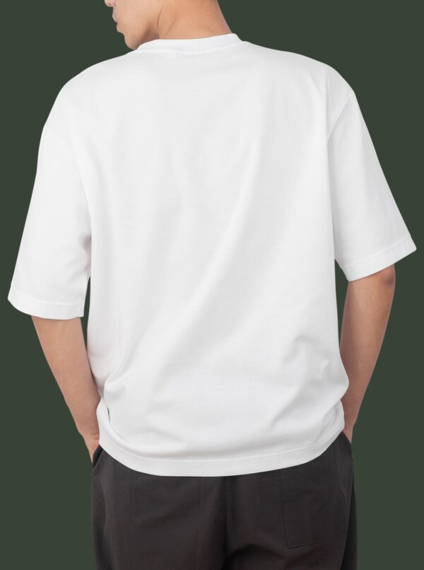 Flyydok Oversized White T-Shirt Back