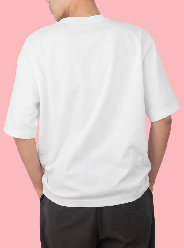 Flyydok Oversized White T-Shirt Back