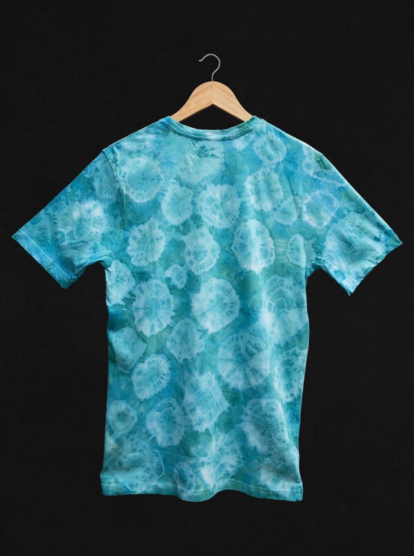 Bandhani Tie Dye Print T-Shirt For Men Back Design