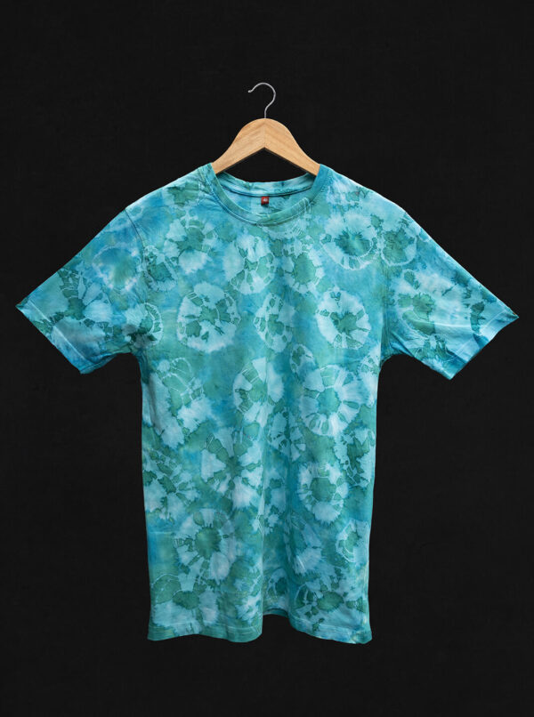 Bandhani Tie Dye Print T-Shirt For Men Front Design