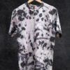 Black And Pink Tie-Dye T-Shirt For Men