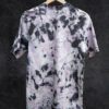 Black And Pink Tie-Dye T-Shirt For Men Back