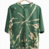 Dark Green Tie Dye Oversized T-Shirt For Men