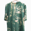 Dark Green Tie Dye Oversized T-Shirt For Men Back