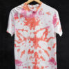 Pink And Orange Tie Dye Cotton T-Shirt