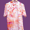 Cotton Orange and Pink Tie Dye T-Shirt Buy Now