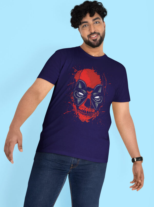 Deadpool Comic Style Printed T-Shirt for Men - Casual Round Neck Tee - Image 2