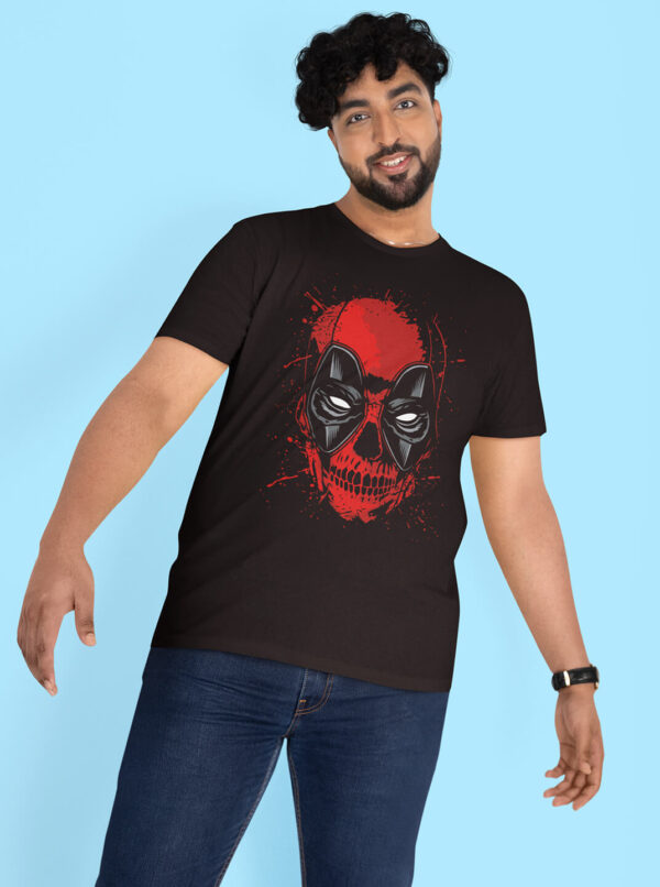 Deadpool Comic Style Printed T-Shirt for Men