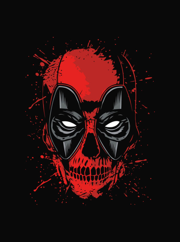 Deadpool Comic Style Printed T-Shirt for Men