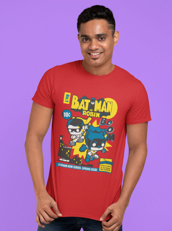 Batman and Robin T Shirt - Fun Graphic Printed Tee for Fans