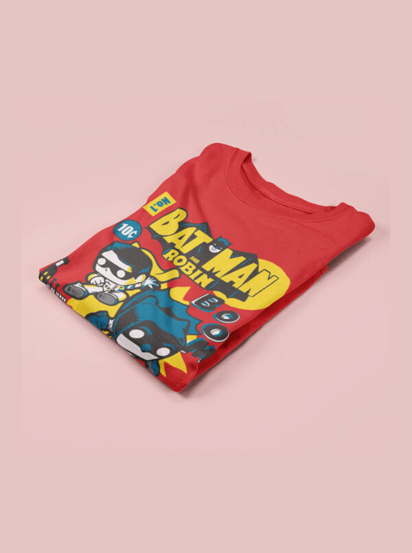 Batman and Robin T Shirt - Fun Graphic Printed Tee for Fans
