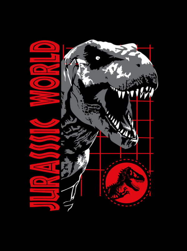 Jurassic World T-Rex Grid T-Shirt – Dino Graphic Tee