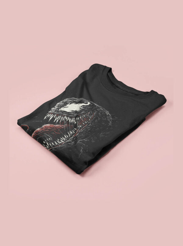 Venom Face T-Shirt for Men – Fierce Marvel Symbiote Tee