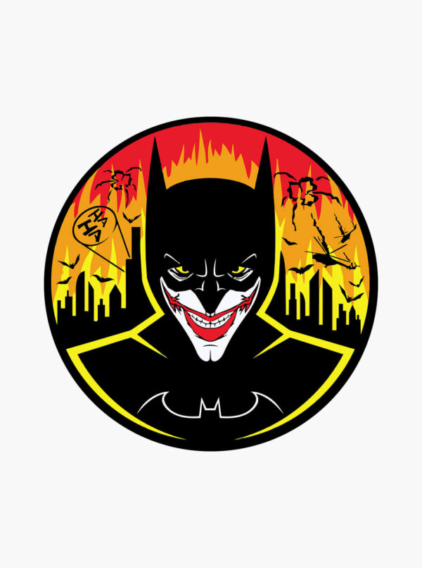 DC Batman Joker T Shirt - Dual Face Graphic Tee for Men