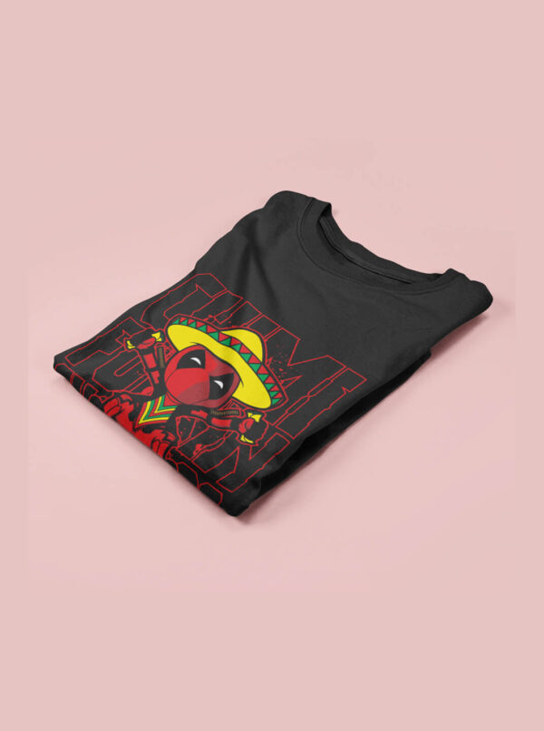 Cowboy Deadpool T Shirt – Marvel Fun Graphic Tee for Men