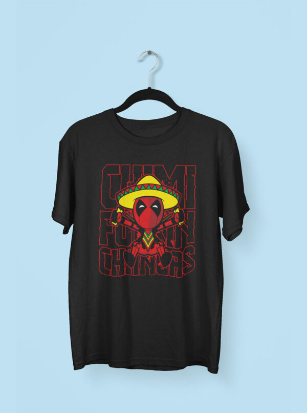 Cowboy Deadpool T Shirt – Marvel Fun Graphic Tee for Men