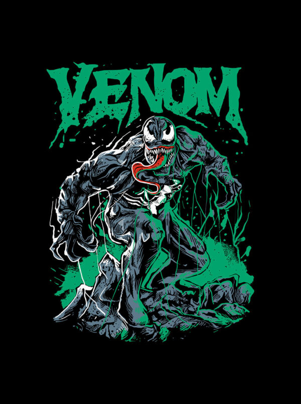 100% Cotton Venom T-Shirt for Men – MCU-Inspired Graphic Tee