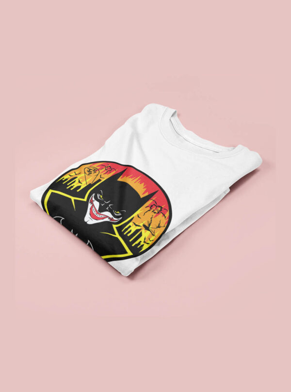 DC Batman Joker T Shirt - Dual Face Graphic Tee for Men