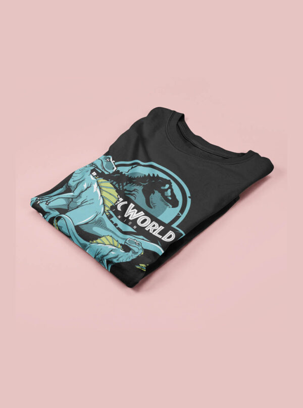 Unleash your inner dinosaur lover with this Jurassic Park T-Shirt. Bold design, comfy fit, and perfect for fans of the iconic movie franchise!