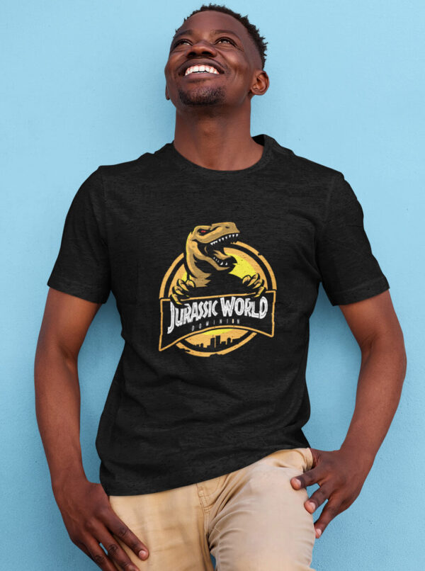 Jurassic World T-Rex Logo T-Shirt – Official Dominion Tee
