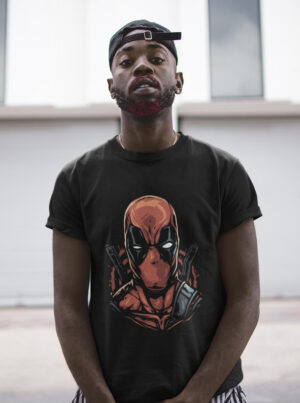 Deadpool Graphic Tee – Bold Marvel T-Shirt for Men
