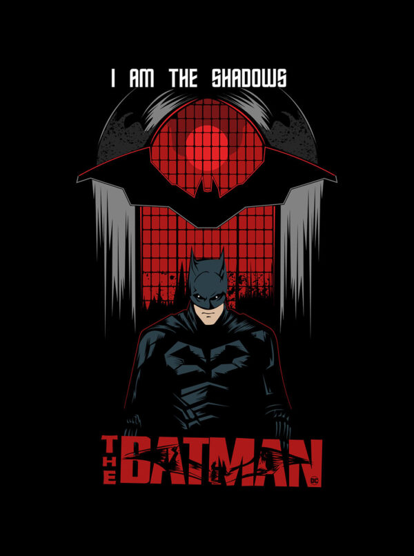 The Batman T Shirt - "I Am The Shadows" Graphic Tee for Men | Shop Now