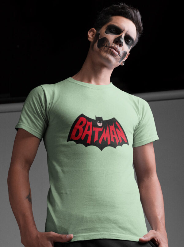 DC Batman Tshirt Mens - Retro Logo Graphic Tee