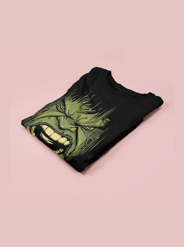 Mens Hulk T-Shirt - Black Superhero Graphic Printed Tee | Buy Online