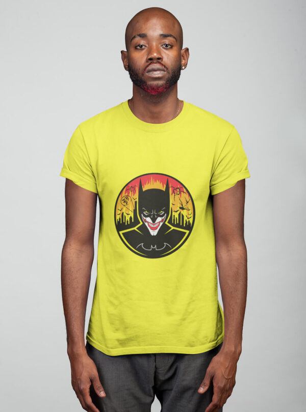 DC Batman Joker T Shirt - Dual Face Graphic Tee for Men