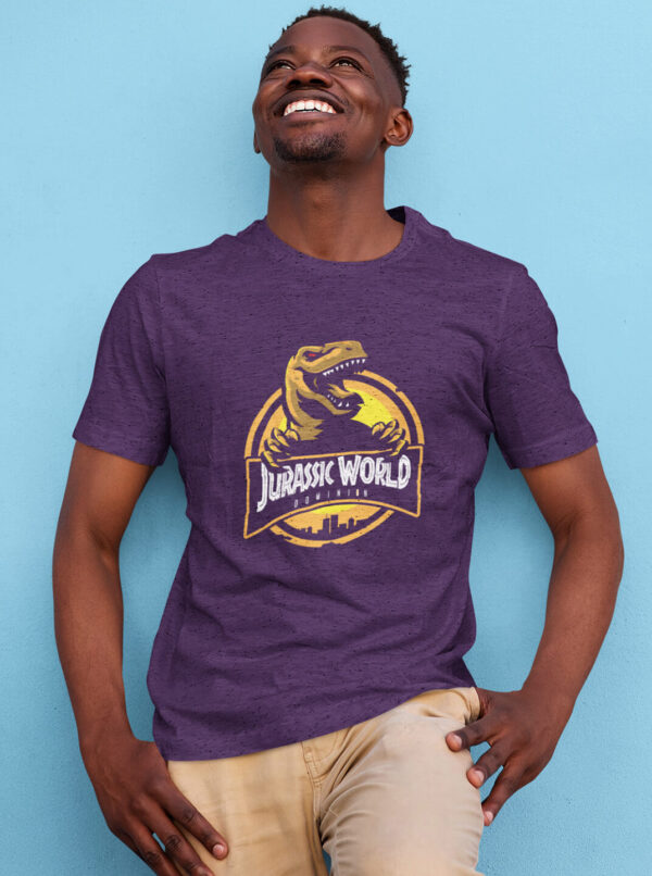 Jurassic World T-Rex Logo T-Shirt – Official Dominion Tee - Image 5