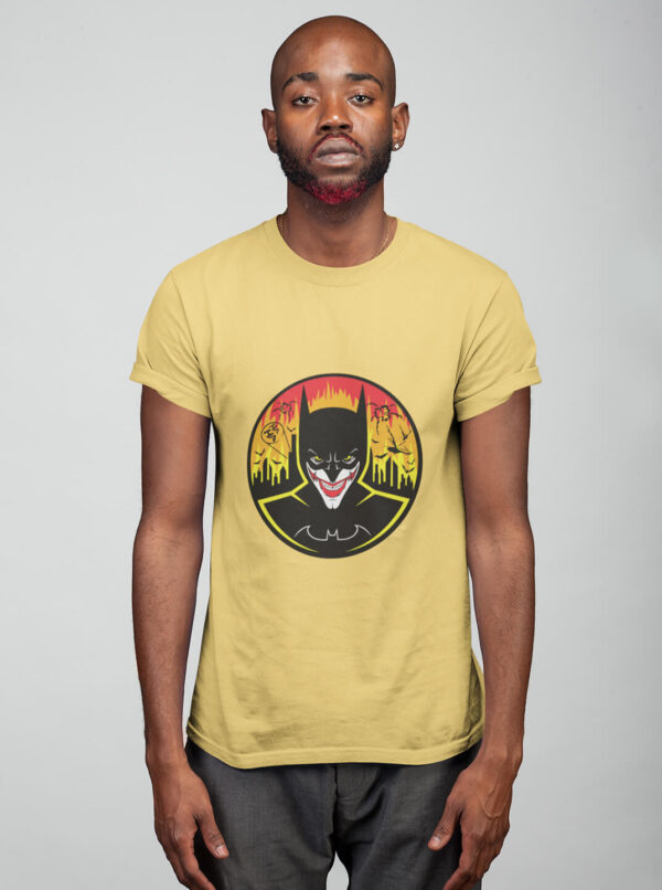 DC Batman Joker T Shirt - Dual Face Graphic Tee for Men