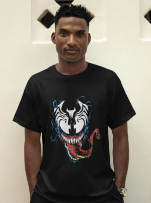 Men Venom T-Shirt – Bold Marvel Anti-Hero Tee