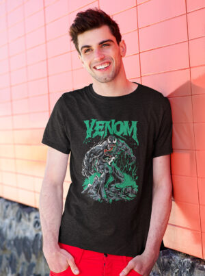100% Cotton Venom T-Shirt for Men – MCU-Inspired Graphic Tee