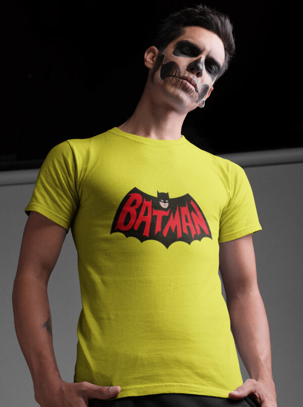 DC Batman Tshirt Mens - Retro Logo Graphic Tee