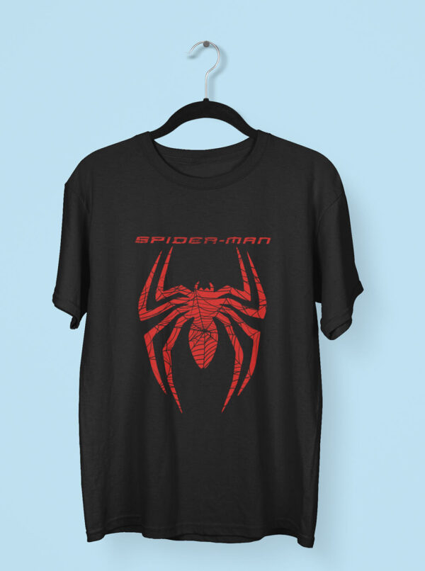 Spider Emblem T-Shirt – Bold Red Symbol Tee for Fans