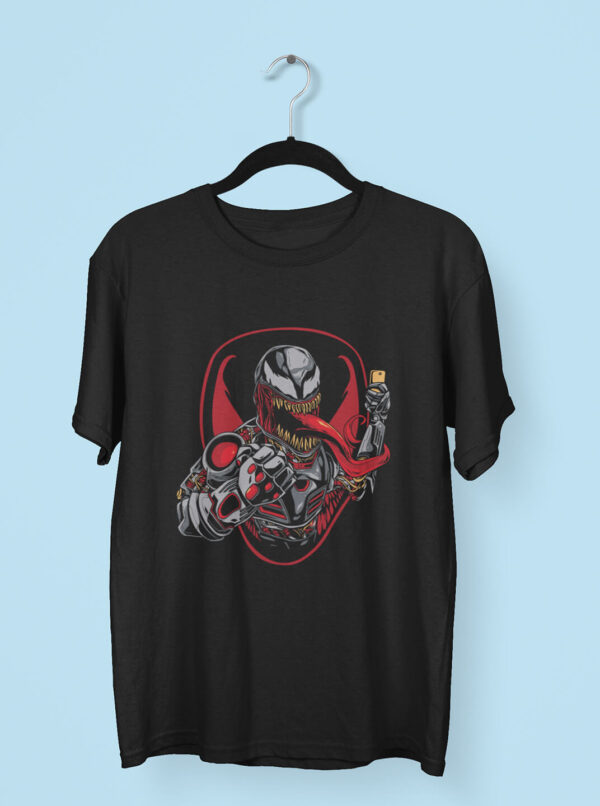 Cyber Venom T Shirt – Futuristic Symbiote Tech Fusion
