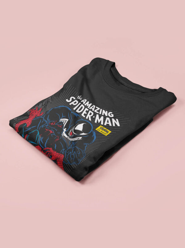 Venom Returns vs Spiderman Comic Tee – Classic Showdown