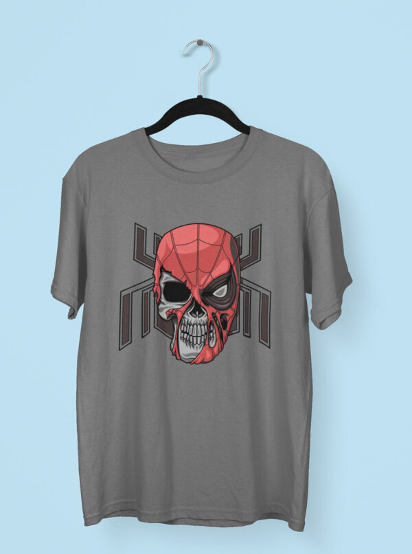 Skull Spider-Man T-Shirt – Dark Hero Edition for Marvel Fans