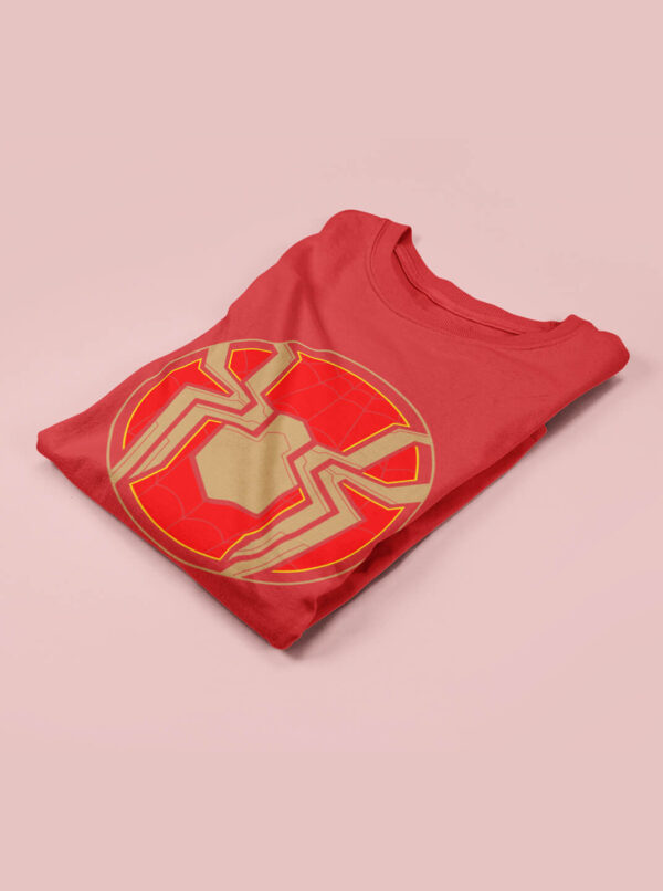 Red Iron Spider T-Shirt – Bold Avenger Suit Graphic